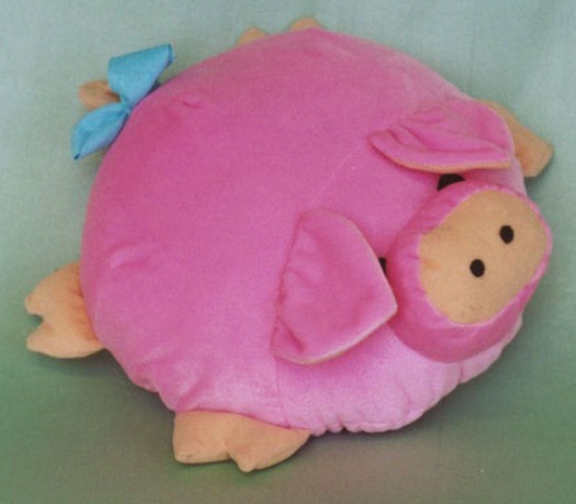 Как сшить подушку в виде свиньи