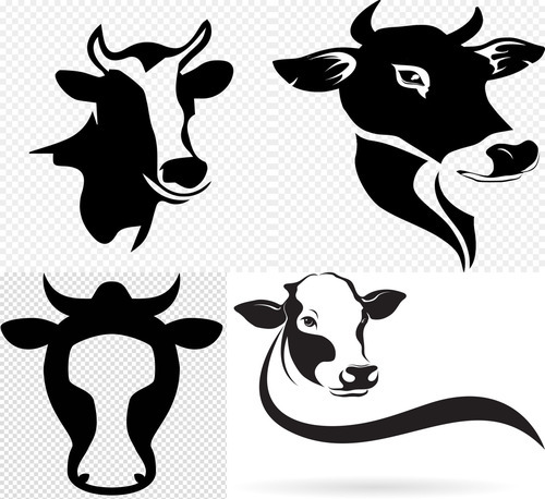 Лого корова бык