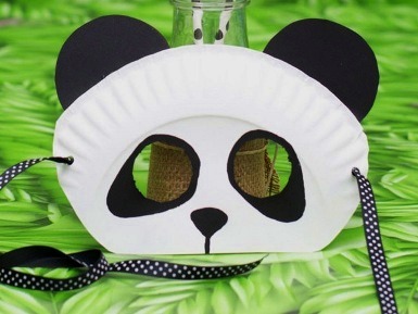 как сделать маску панды