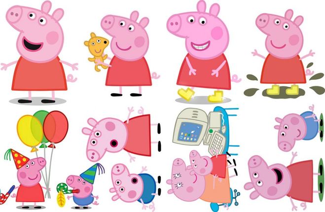 как сделать нашивку, аппликацию со свинкой, со свинкой Пеппой, шаблоны свинки, поделки к новому году, 2019