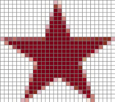 Простая схема со звездой вышивка крестиком на 23 февраля