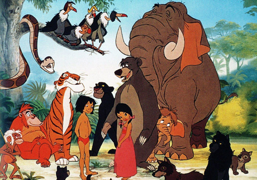 Как нарисовать сказку Маугли какрандашими красками поэтапно