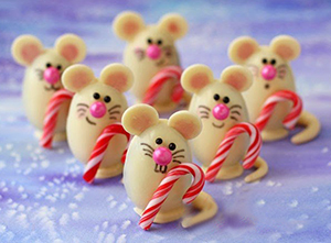 украшение печенья в год Мыши (Крысы)