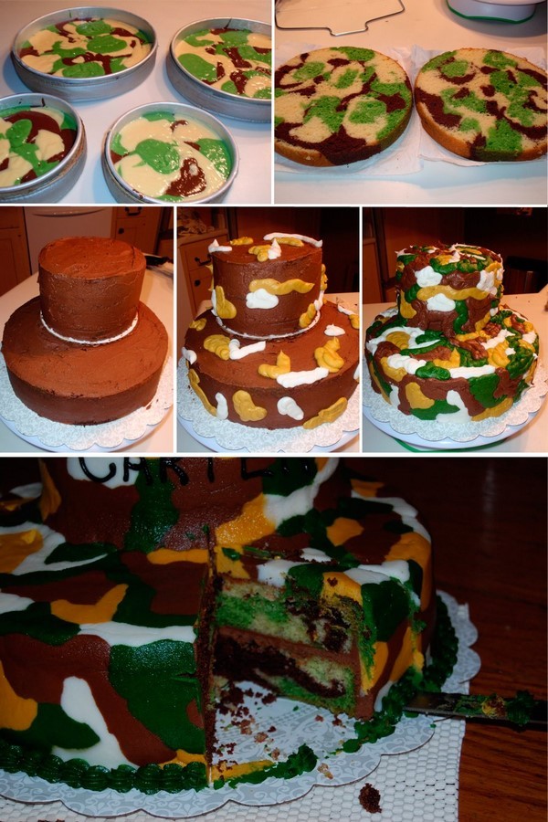 военный торт, камуфляжный торт, как сделать камуфляжную выпечку, торт к 9 Мая, торт к 23 февраля, торт для военного