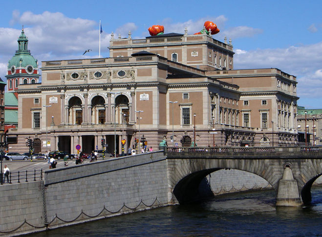 Стокгольм. Здание Королевской оперы