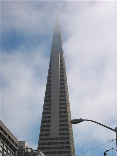 Transamerica Pyramid — самое высокое здание в Сан-Франциско, Калифорния, США. Его высота составляет 260 метров, в здании 48 этажей. Строительные работы начались в 1969 году и длились 3 года. С 1999 года пирамида принадлежит нидерландской страховой компании AEGON.