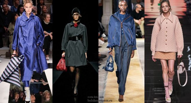 Плащи и куртки. Женская мода 2020-2021