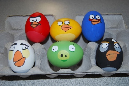 Пасхальные яйца Angry Birds , Прикольные пасхальные яйца.