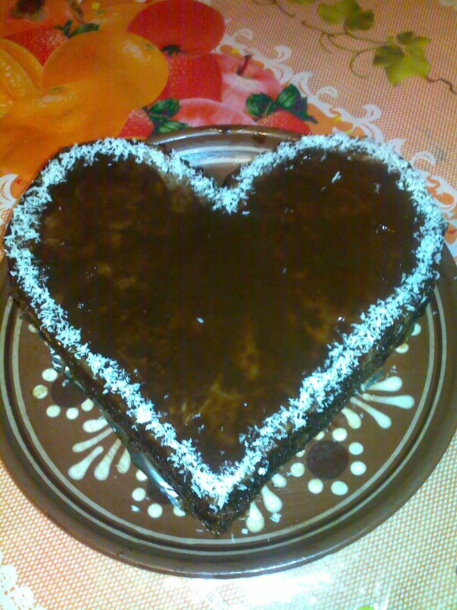 торт сердце день влюбленных