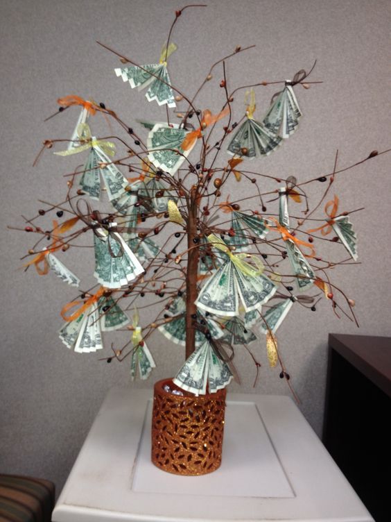 денежное дерево из куюпр своими руками