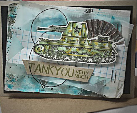 открытка с танком своими руками
