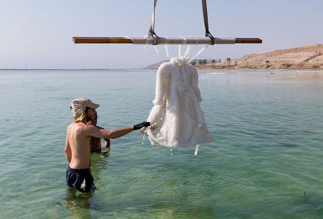 Платье в Мёртвом море; Сигалит Ландау; Художница; Скульптор; Израиль; известность