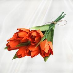 Подарок в технике оригами тюльпаны 8 марта