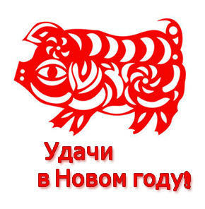 символ Нового года 2019 года свинья
