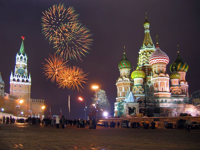 Новый Год в Москве.