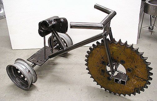 велосипед из металла