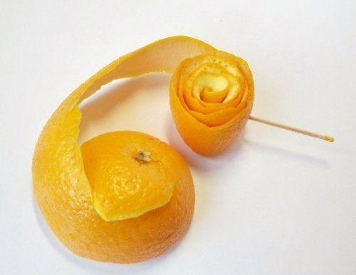 икебана на Новый год своими руками с апельсиновыми корками