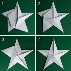 звезда оригами на день Победы и 23 февраля