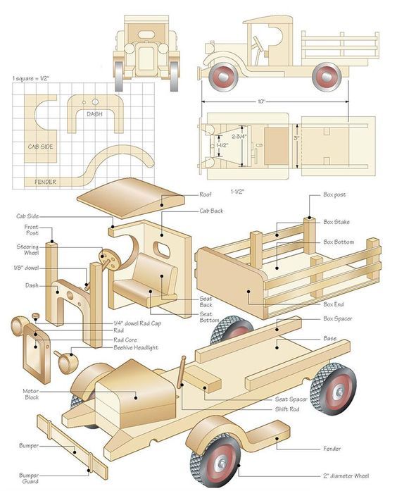 схема для деревянной машины