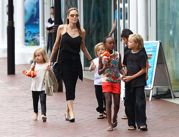 Бредд Питт и Анджелина Джоли, куда денутся дети?