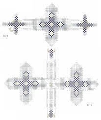 схема вышивки бисером православного крестика