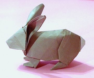 оригами кролик