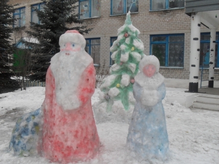 снежные скульптуры