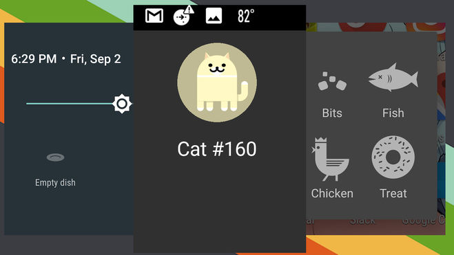 В Android 7.0 встроена игра по коллекционированию кошек? Как ее найти?