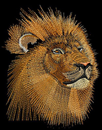 портрет льва своими руками изонить