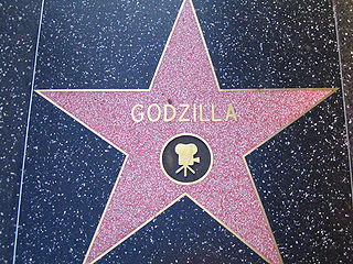 Годзилла, Звезда на Аллее Славы в Голливуде Годзилле