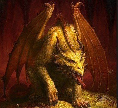 Образ золотого дракона, игра Небеса
