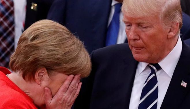 Зачем Трамп швырнул конфеты в Меркель?