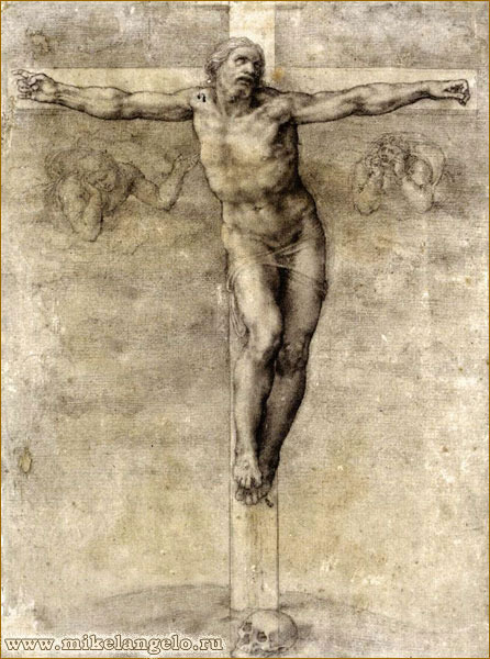 Микеланджело распятие Христа