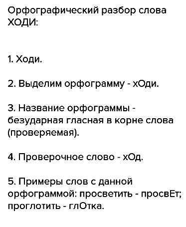 Шестой разбор в русском языке