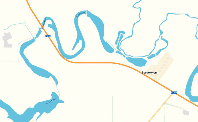Река Калалы и Егорлык в Ставропольском крае