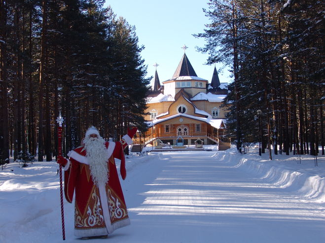 Резиденция Деда Мороза в Великом Устюге.