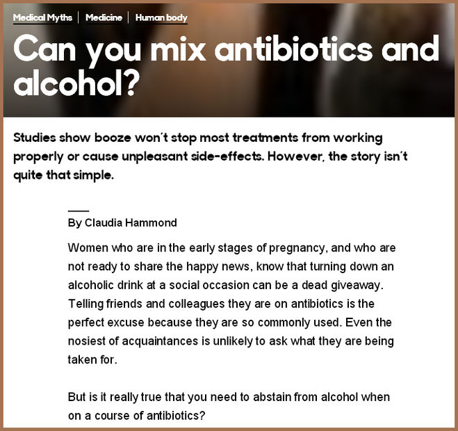 Совместим ли алкоголь с антибиотиками