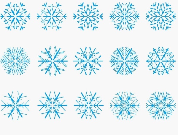 снежинка рисунок схема