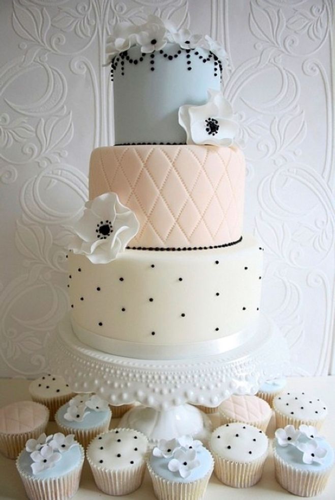 свадебный торт винтаж