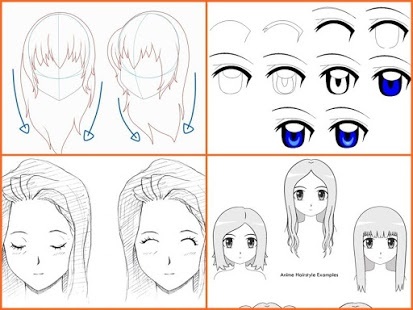 Как нарисовать лицо девочки аниме