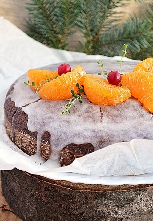 пряничный пирог с шоколадом