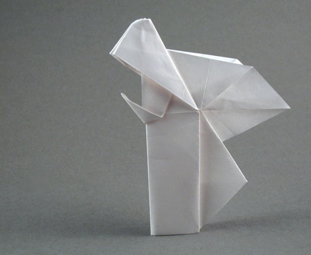 ангел оригами