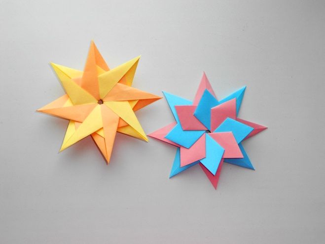 Как сделать спиннер из бумаги в технике оригами мастер-класс