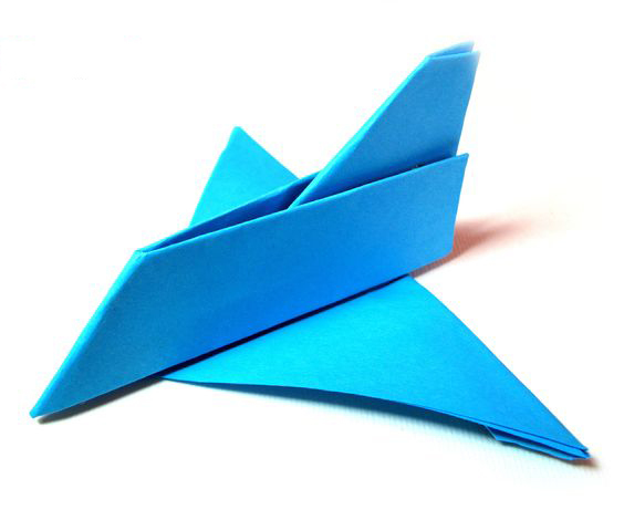 поделки оригами на 23 февраля самолет