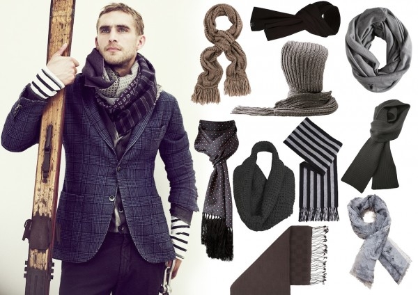 Как правильно подобрать шарф к мужскому костюму