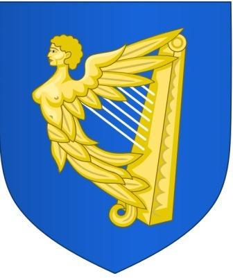 арфа на гербе Ирландии