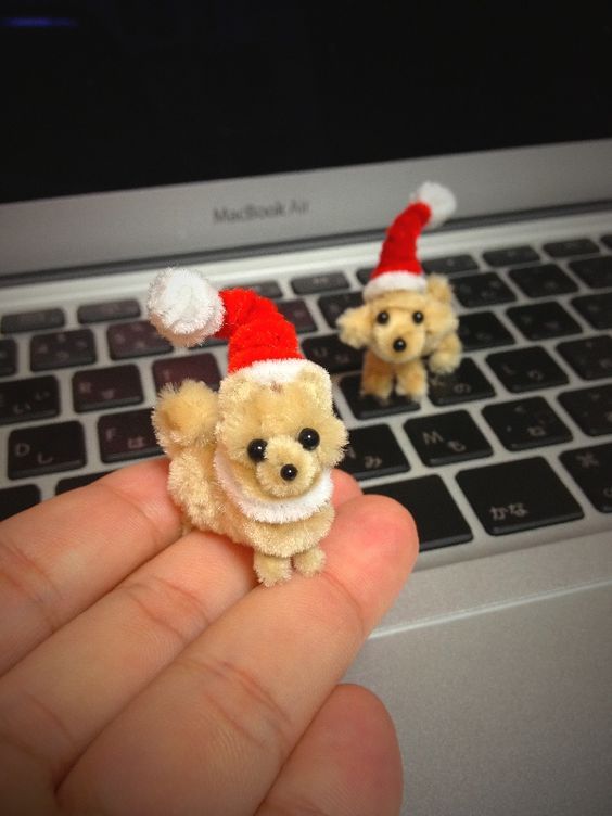 собака в образе Деда Мороза своими руками