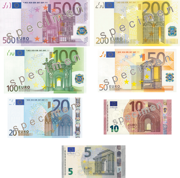 текст при наведении - образцы евро валюты 2014 г.
