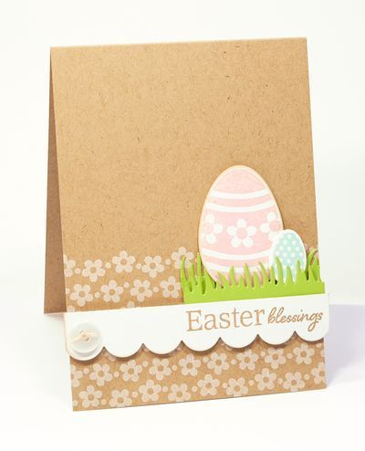 пасхальная открытка с яйцами