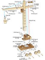 схема для деревянного подъемного крана